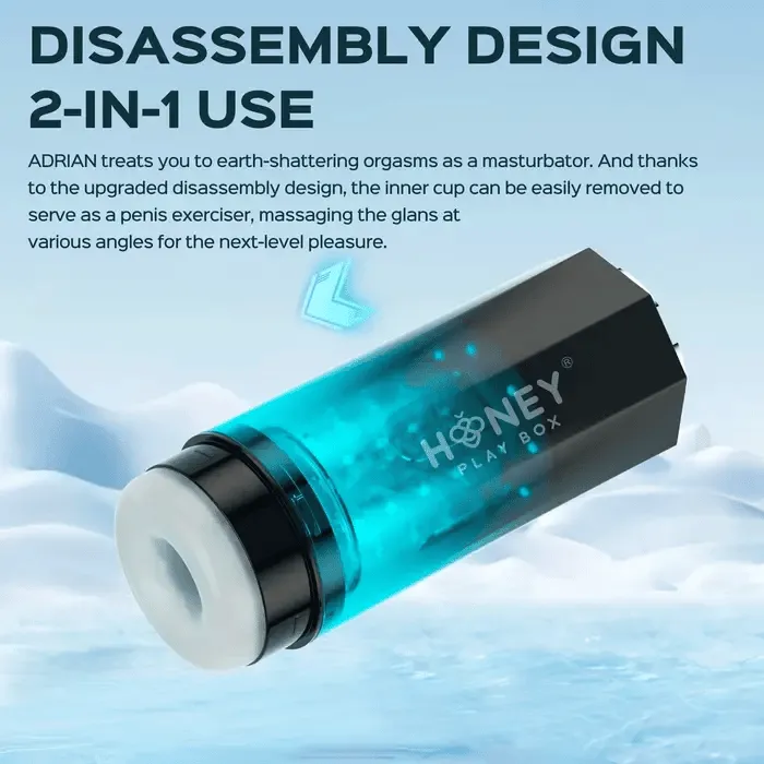Adrian Waterproof Stroker Honey Play Box Male Sex Toys