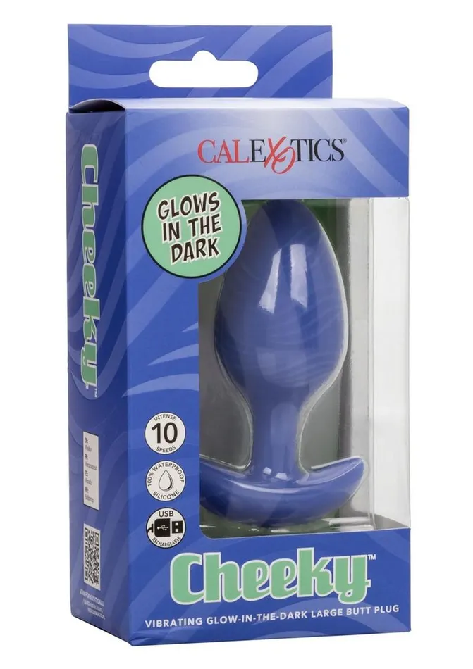 Anal Cheeky Rechargeable Silicone Glow In The Dark Butt Plug Cheeky