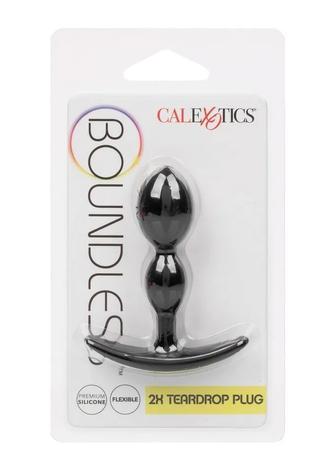 Boundless Male Sex Toys Boundless 2x Teardrop Silicone Anal Plug