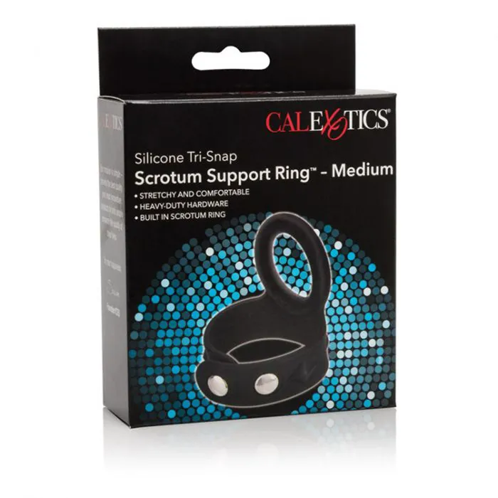 California Exotic Male Sex Toys Medium Weighted CRing Ball Stretcher