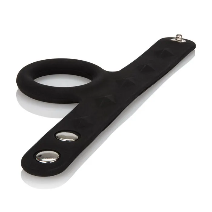 California Exotic Male Sex Toys Medium Weighted CRing Ball Stretcher
