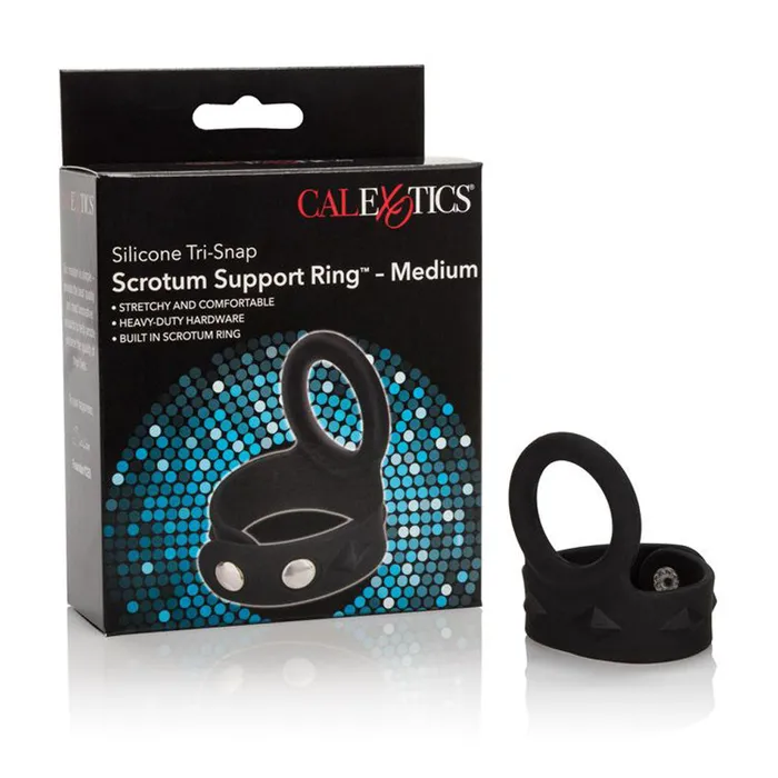 California Exotic Male Sex Toys Medium Weighted CRing Ball Stretcher