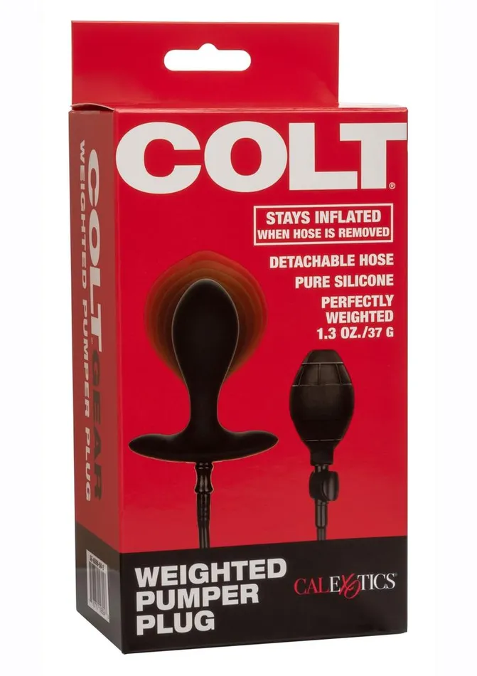 Colt Weighted Pumper Inflatable Silicone Anal Plug Colt Male Sex Toys