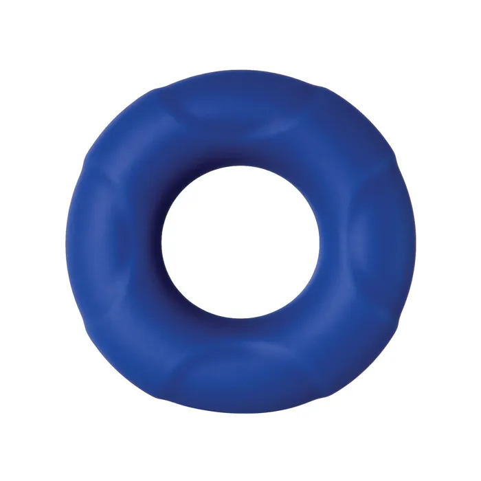 Curve Toys Male Sex Toys Adam Eve Big Man Silicone Cock Ring Blue