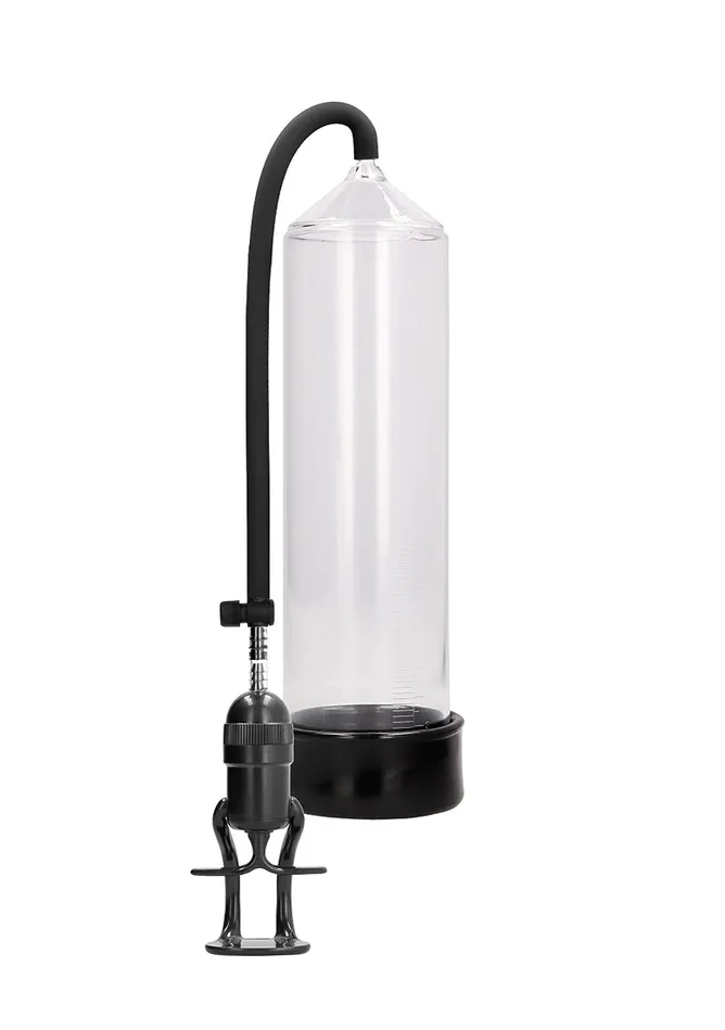 Deluxe Beginner Pump Transparent Shots Pumped Male Sex Toys