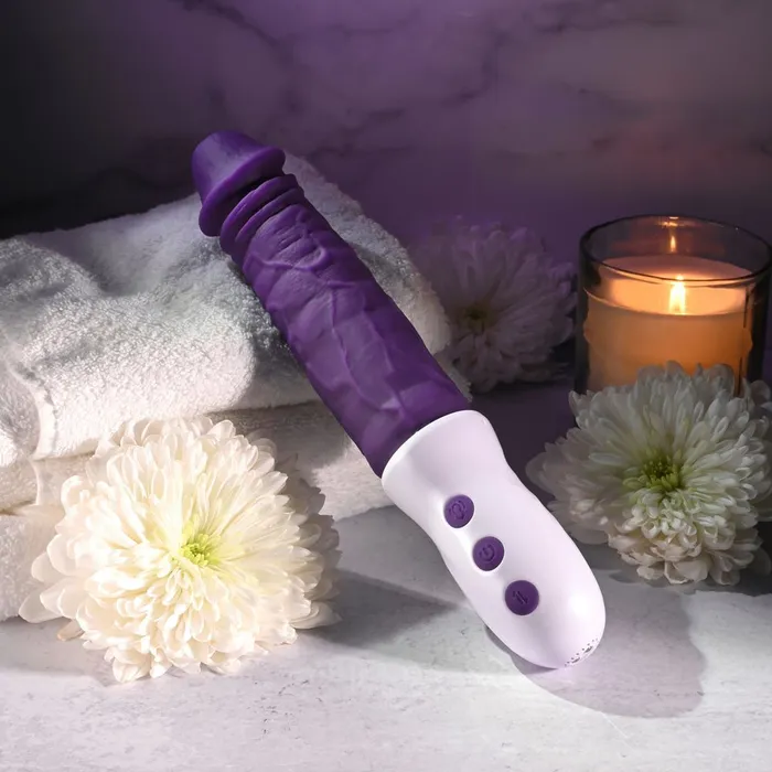 Evolved Vibrators Evolved PLUM THRUST Purple 29 cm USB Rechargeable Thrusting Vibrator Evolved Vibrators Evolved PLUM THRUST Purple 29 cm USB Rechargeable Thrusting Vibrator