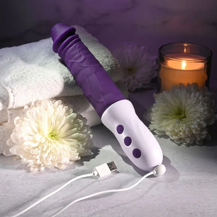 Evolved Vibrators Evolved PLUM THRUST Purple 29 cm USB Rechargeable Thrusting Vibrator Evolved Vibrators Evolved PLUM THRUST Purple 29 cm USB Rechargeable Thrusting Vibrator