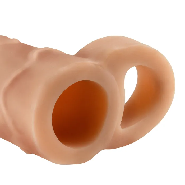 Fantasy XTensions Perfect Extension 2 inch with Ball Strap Flesh Pipe Dreams Male Sex Toys