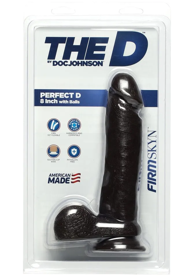 Female Sex Toys The D Perfect D Firmskyn Dildo with Balls The D