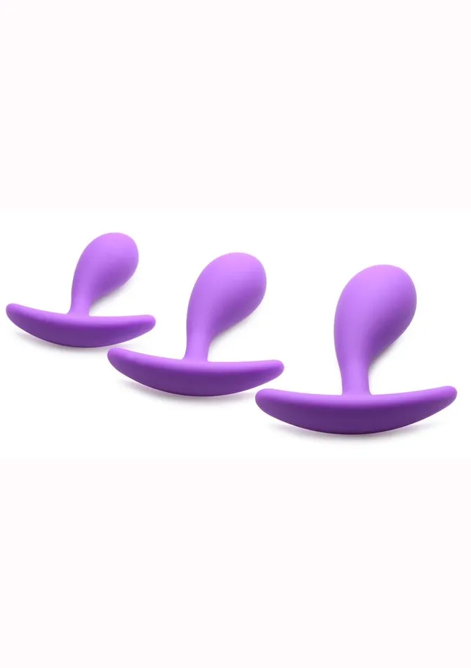 Frisky Male Sex Toys Frisky Booty Poppers Silicone Anal Trainer Kit