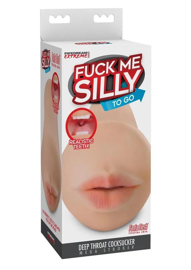 Fuck Me Silly Male Sex Toys Pipedream Extreme Toyz Fuck Me Silly to Go Deep Throat Cocksucker Mega Masturbator Mouth