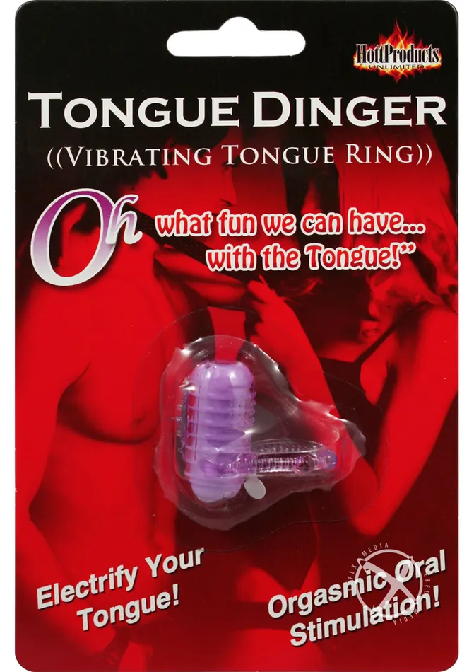 Hott Products Male Sex Toys Tongue Dinger Vibrating Tongue Ring