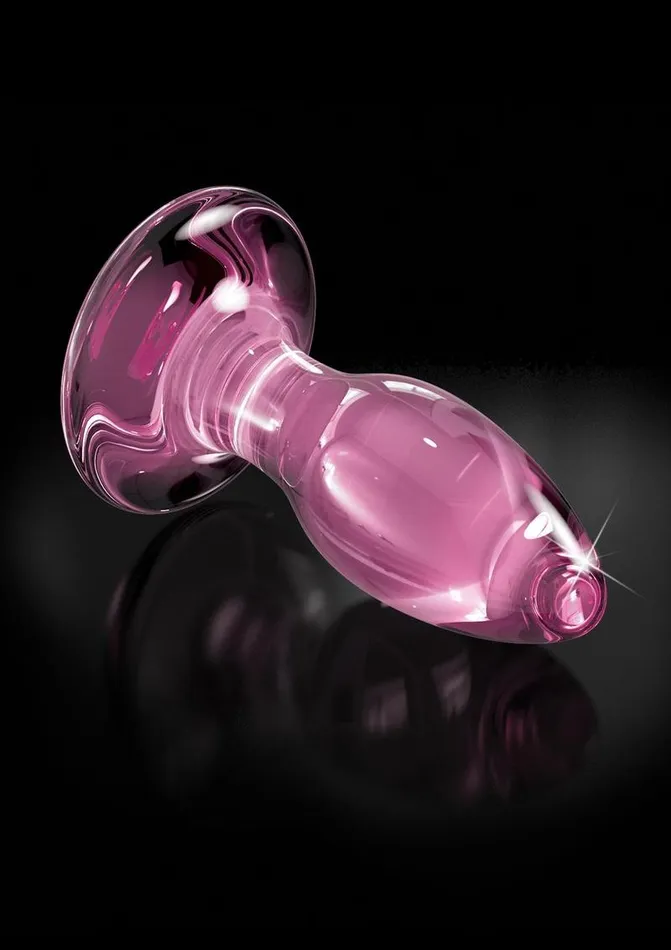 Icicles No 90 Glass Anal Plug with Bendable Silicone Suction Cup Icicles Male Sex Toys Icicles No 90 Glass Anal Plug with Bendable Silicone Suction Cup Icicles Male Sex Toys