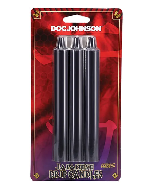 Japanese Drip Candles Pack Of 3 Doc Johnson Male Sex Toys