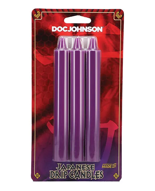 Japanese Drip Candles Pack Of 3 Doc Johnson Male Sex Toys