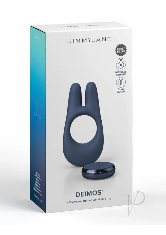 Jimmyjane Male Sex Toys Jimmyjane Deimos Rechargeable Silicone Dual Vibe Cock Ring