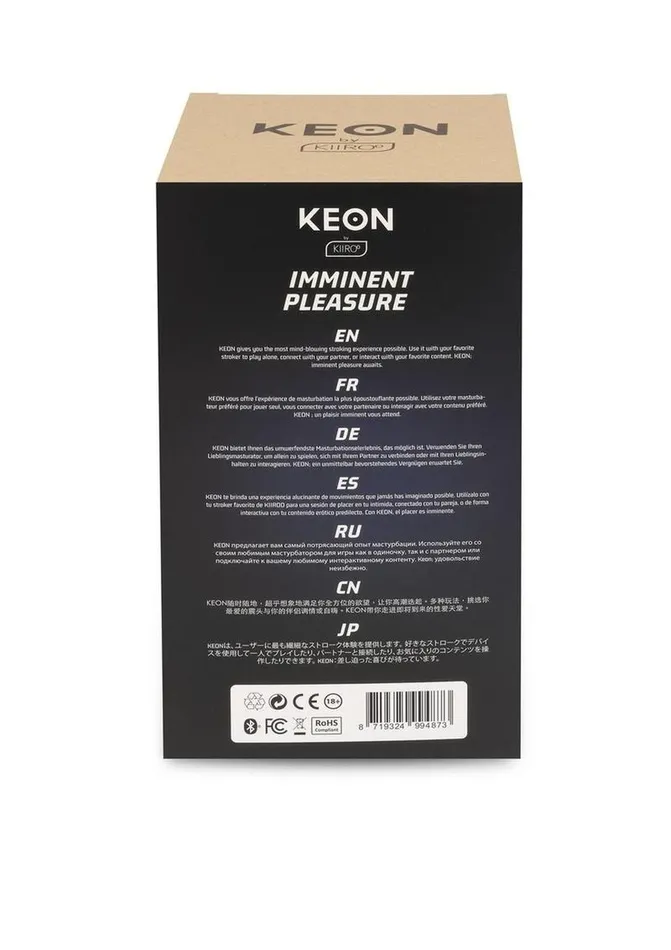Kiiroo Keon Rechargeable Interactive Masturbator Kiiroo Male Sex Toys