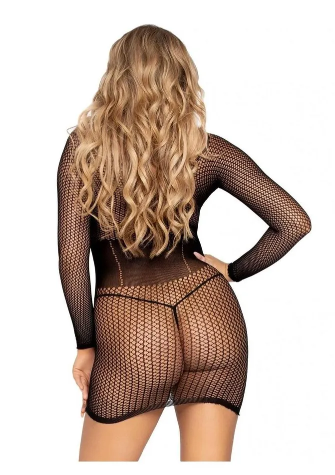 Leg Avenue Male Sex Toys Leg Avenue Net Long Sleeve Mini Dress with Waist Cincher Detail Leg Avenue Male Sex Toys Leg Avenue Net Long Sleeve Mini Dress with Waist Cincher Detail