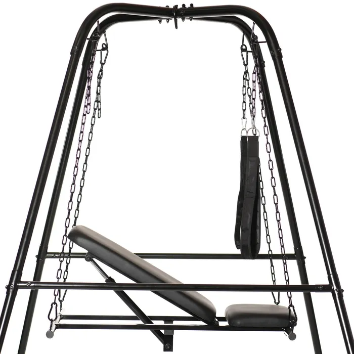 Lime Prometheus Male Sex Toys Throne Adjustable Sex Sling with Stand