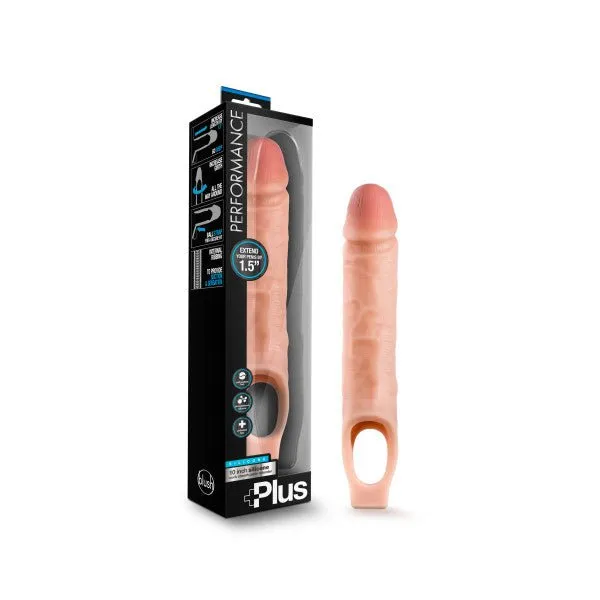 Male Sex Toys Blush Novelties Performance Plus 10 Silicone Cock Sheath Penis Extender Flesh 38 cm 15 Penis Extender Sleeve Male Sex Toys Blush Novelties Performance Plus 10 Silicone Cock Sheath Penis Extender Flesh 38 cm 15 Penis Extender Sleeve