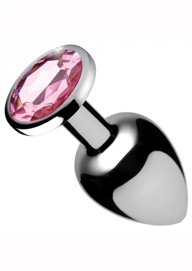 Male Sex Toys Booty Sparks Booty Sparks Pink Gem Large Anal Plug