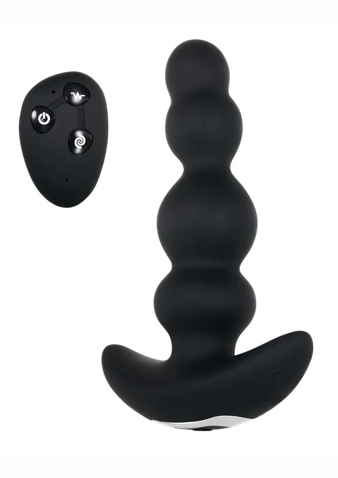 Male Sex Toys Evolved Bump N Groove Rechargeable Silicone Anal Plug with Remote Control
