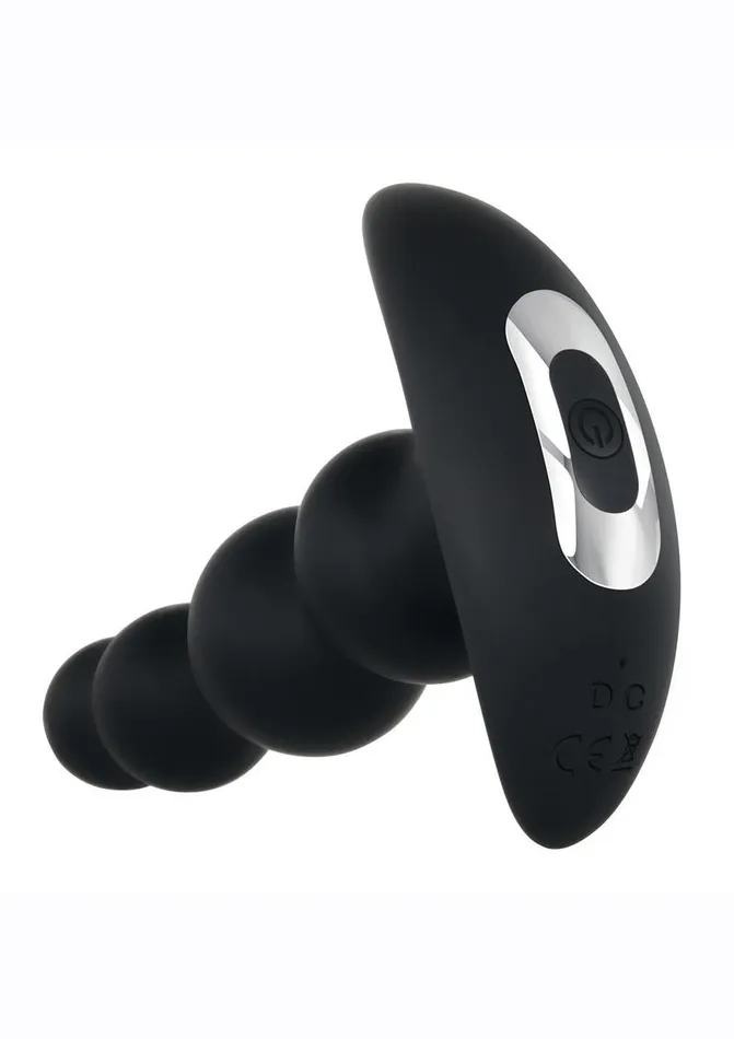Male Sex Toys Evolved Bump N Groove Rechargeable Silicone Anal Plug with Remote Control