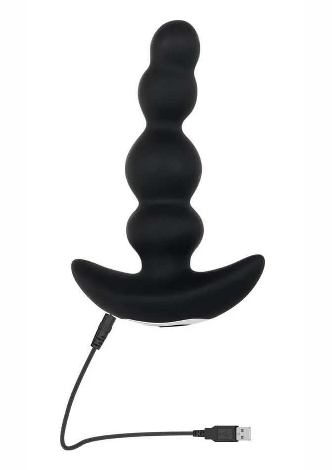 Male Sex Toys Evolved Bump N Groove Rechargeable Silicone Anal Plug with Remote Control