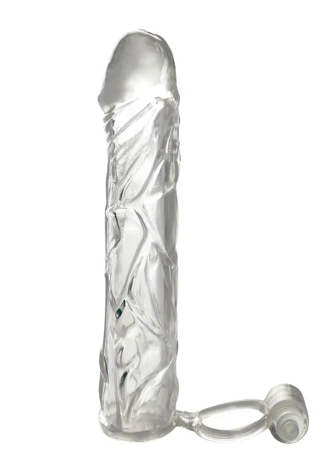 Male Sex Toys Fantasy XTensions Fantasy XTensions Vibrating Super Sleeve Extension Waterproof