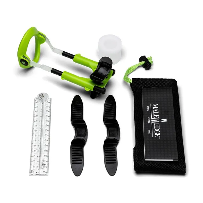 Male Sex Toys MaleEdge MaleEdge Extra Kit Penis Enlarger Kit in Green Case Male Sex Toys MaleEdge MaleEdge Extra Kit Penis Enlarger Kit in Green Case