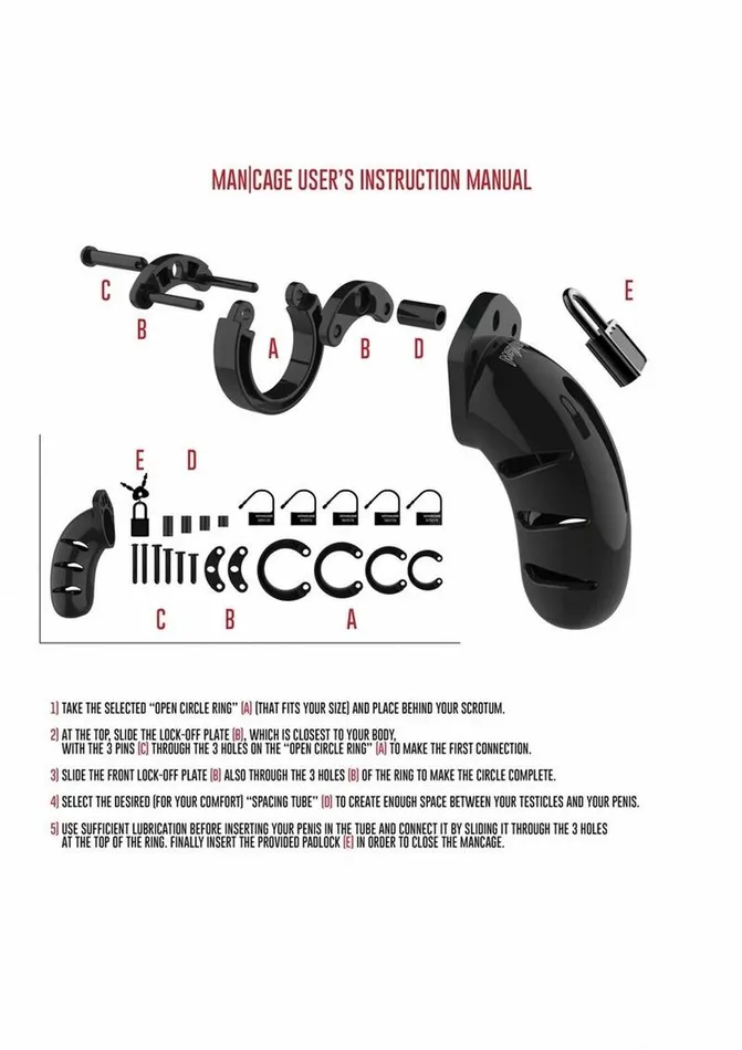 Male Sex Toys ManCage Man Cage Model 02 Male Chastity with Lock Male Sex Toys ManCage Man Cage Model 02 Male Chastity with Lock