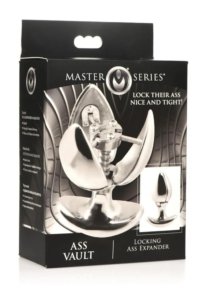 Male Sex Toys Master Series Master Series Ass Vault Locking Ass Expander Stainless