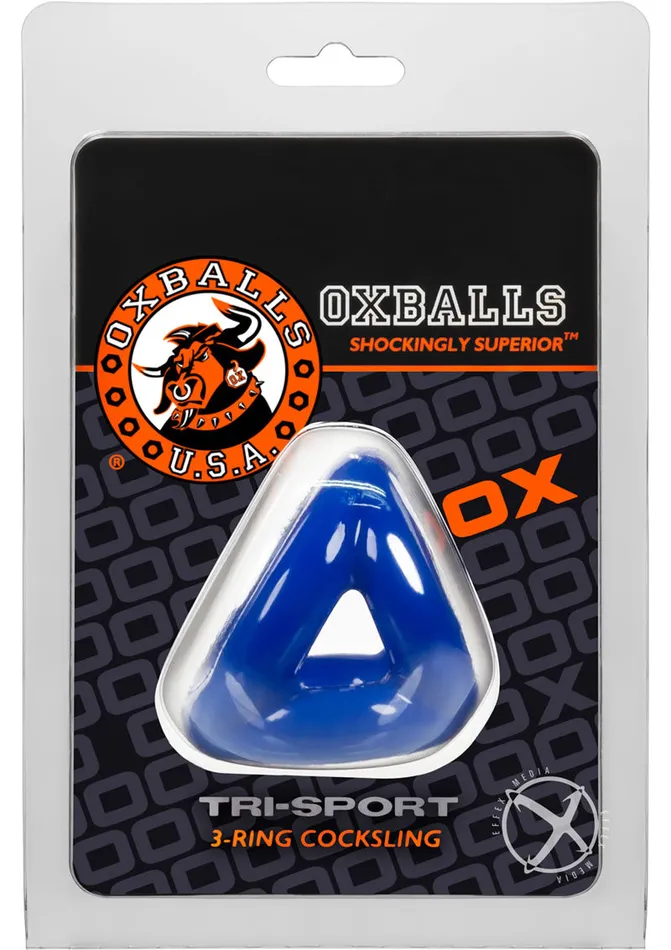 Male Sex Toys Oxballs Oxballs Atomic Jock TriSport 3Ring Cocksling