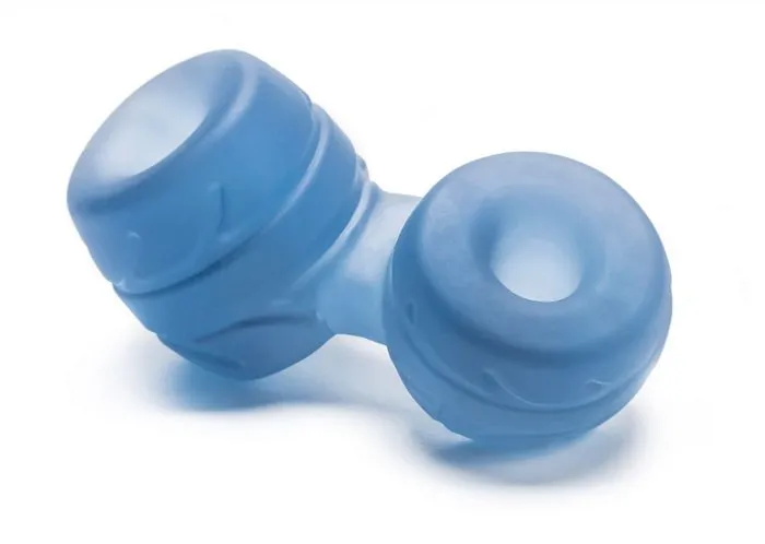 Male Sex Toys Perfect Fit Perfect Fit SilaSkin Cock Ball Ring Blue