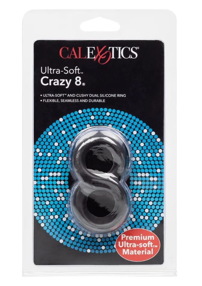 Male Sex Toys Rings UltraSoft Crazy 8 Dual Silicone Cock Ring Male Sex Toys Rings UltraSoft Crazy 8 Dual Silicone Cock Ring
