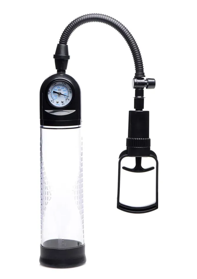 Male Sex Toys Size Matters Trigger Penis Pump with BuiltIn Pressure Gauge Size Matters Male Sex Toys Size Matters Trigger Penis Pump with BuiltIn Pressure Gauge Size Matters
