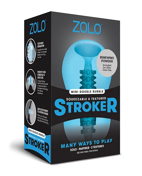 Male Sex Toys Xgen Zolo Mini Double Bubble Stroker