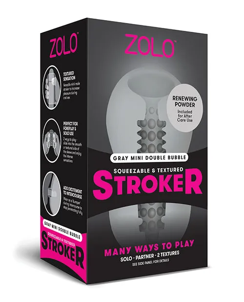 Male Sex Toys Xgen Zolo Mini Double Bubble Stroker
