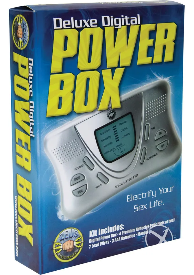 Male Sex Toys Zeus Electrosex Deluxe Digital Power Zeus Electrosex