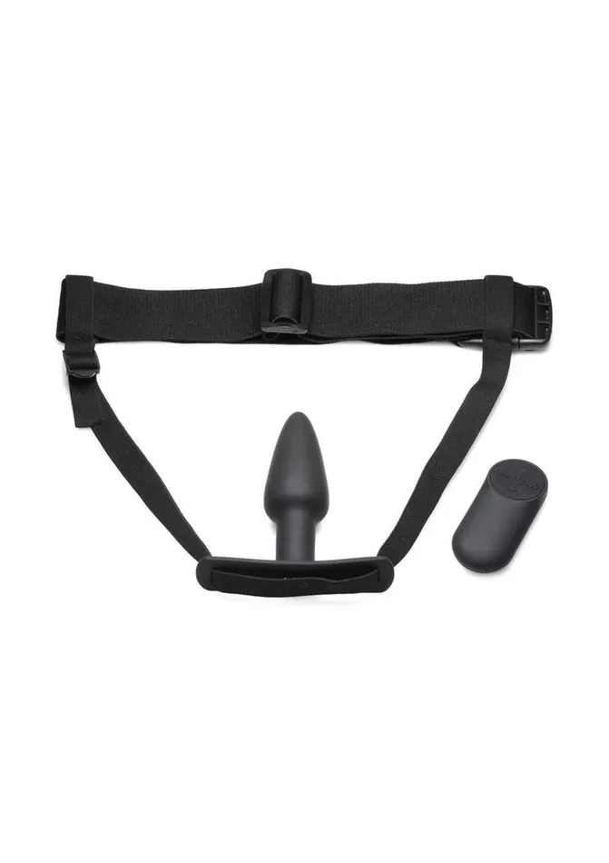 Master Series BumTastic 28x Rechargeable Silicone Anal Plug with Harness and Remote Control Master Series Male Sex Toys Master Series BumTastic 28x Rechargeable Silicone Anal Plug with Harness and Remote Control Master Series Male Sex Toys