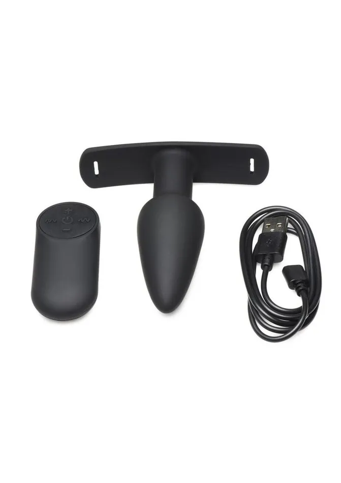 Master Series BumTastic 28x Rechargeable Silicone Anal Plug with Harness and Remote Control Master Series Male Sex Toys
