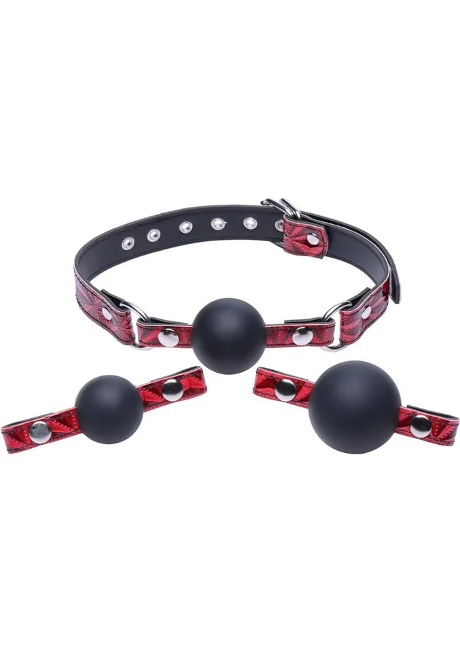 Master Series Crimson Tied Master Series Crimson Tied Triad Interchangeable Silicone Ball Gag Male Sex Toys Master Series Crimson Tied Master Series Crimson Tied Triad Interchangeable Silicone Ball Gag Male Sex Toys