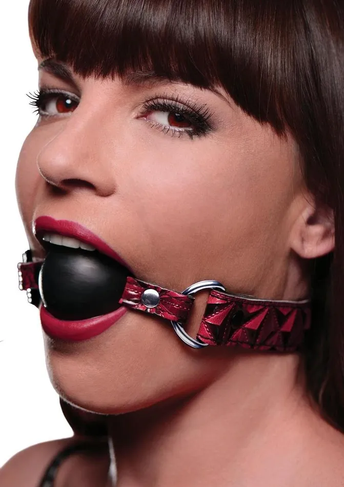 Master Series Crimson Tied Master Series Crimson Tied Triad Interchangeable Silicone Ball Gag Male Sex Toys