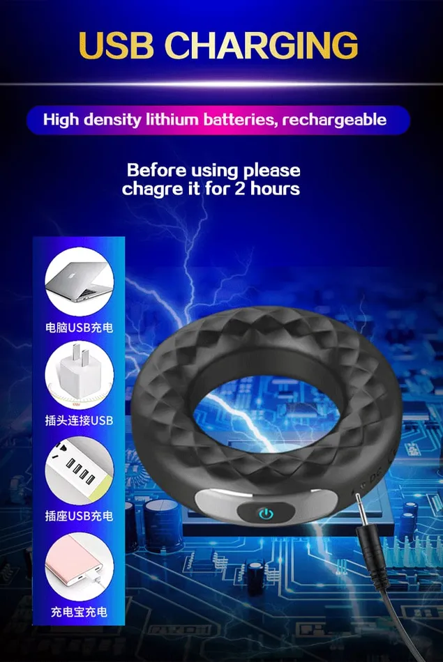 Onion Toy Male Sex Toys Stretchable Delay Ejaculation Silicone Cock Ring Vibrator