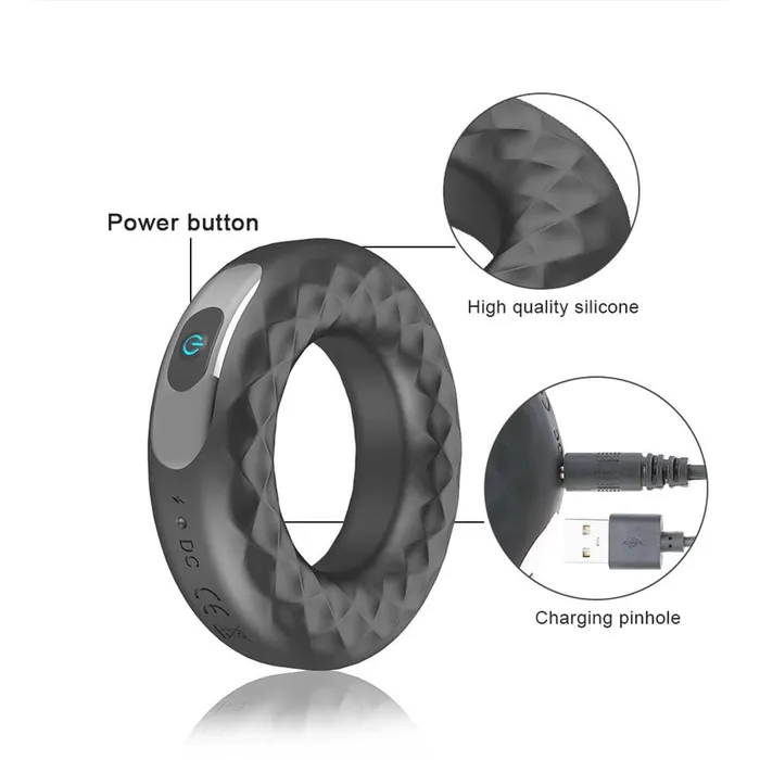 Onion Toy Male Sex Toys Stretchable Delay Ejaculation Silicone Cock Ring Vibrator