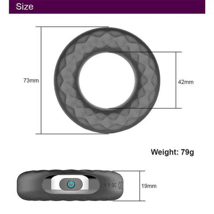 Onion Toy Male Sex Toys Stretchable Delay Ejaculation Silicone Cock Ring Vibrator