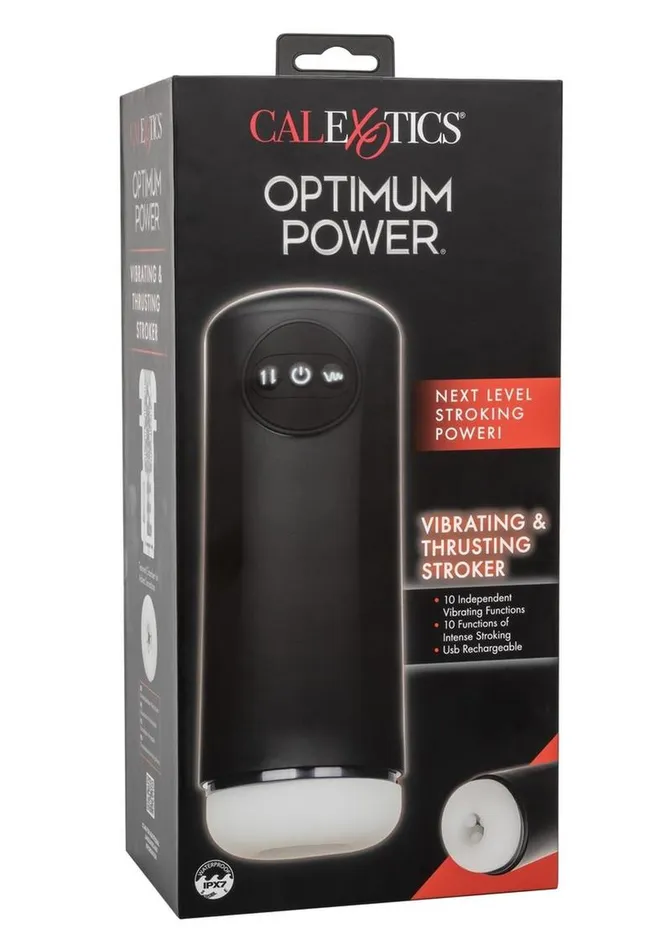 Optimum Power Vibrating and Thrusting Stroker Optimum Power Male Sex Toys