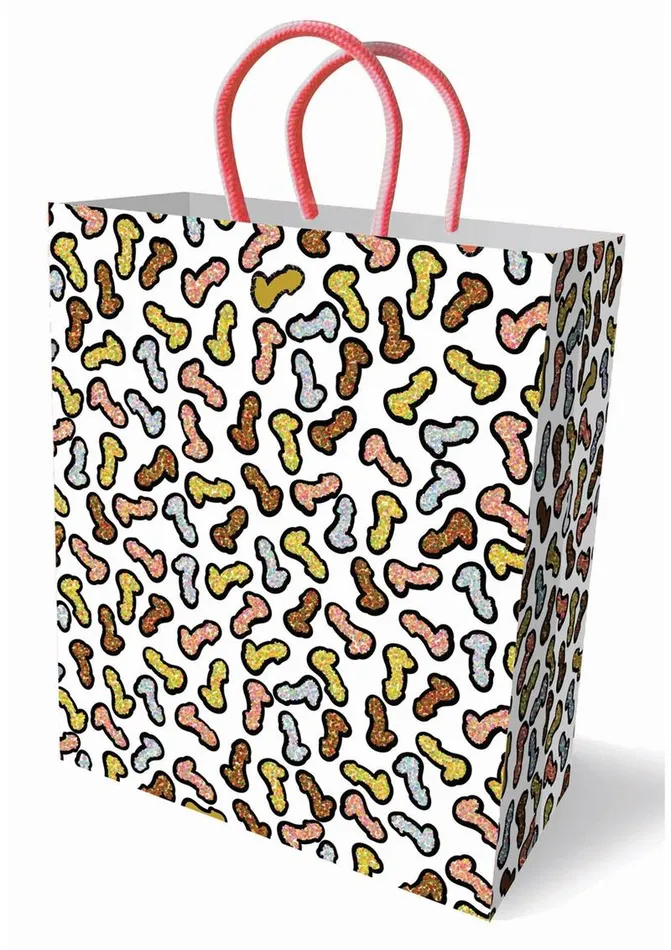 Puzzles and Gift Bags Male Sex Toys Glitterati Penis Party