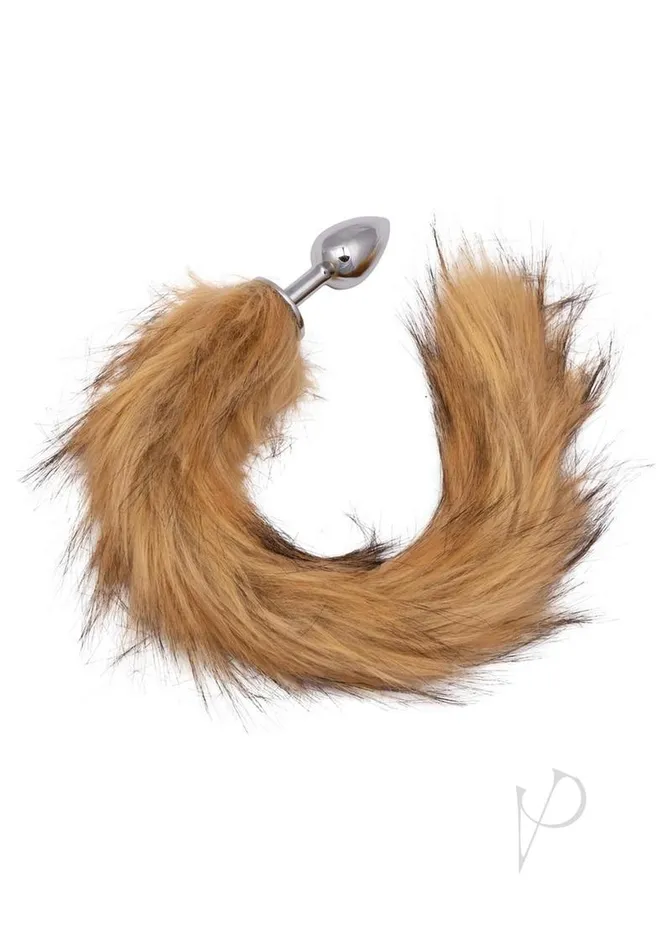 Running Wild Faux Fur Tail and Metallic Anal Plug Running Wild Male Sex Toys