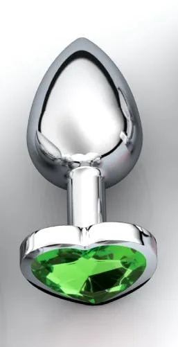 sex toys for us Male Sex Toys 3 Size Anal Plug Heart Stainless Steel Crystal Anal Plug Removable